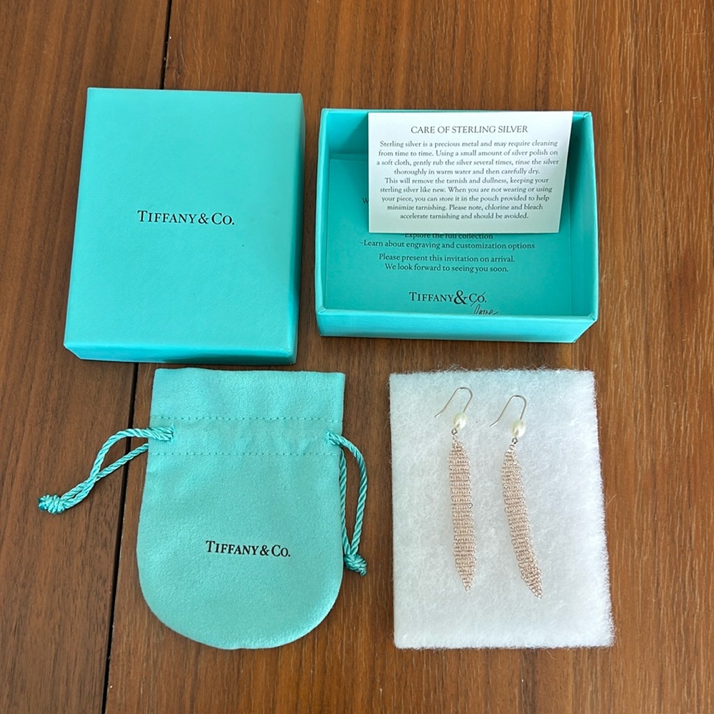 Tiffany & Co. Elsa Peretti sterling silver tassel earrings